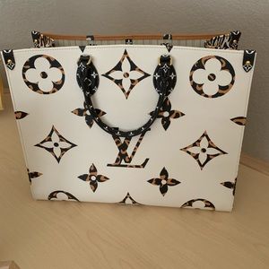 Louis Vuitton on the go tote